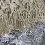 50s 60s Cream White Gloves Crochet Gauntlet Shape OSFM Photo 4