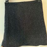 Urban Outfitters Black and Silver Skater Mini Skirt Photo 2