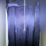 Alice + Olivia Dion Ruched Midi Slip Dress Navy Size 4 Photo 6