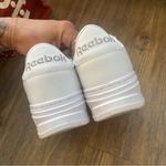 Reebok Classic White Platform Lace-Up Shoes Photo 6