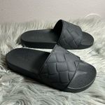 Vince Women's Watley Woven EVA Sandal Black Woven Slide Sandals Size W8/M6 Photo 5