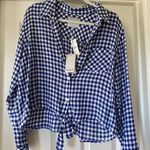 Rails Blue Gingham Button Down Photo 0