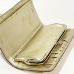 L.A.M.B. Gwen Stefani Metallic Gold Multi Card Holder Change Pouch Wallet Photo 2