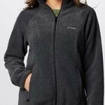 Columbia  Women's Charcoal Gray Fill Zip Fleece Jacket, Sz Medium Photo 0