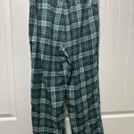 Hollister  Green Plaid Flannel Pajama Pants Photo 3