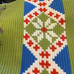 Wayuu Tribe Multi Color Chila Crossbody‎ Bag Green Photo 2