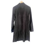 Everlane  Black The Velour Mock Neck Long Sleeve Mini Dress‎ Photo 3