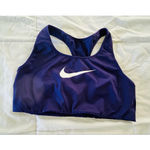Nike  purple Sports Bra with White Logo, Size S Photo 1