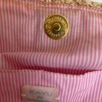  Straw Tote with Pink and Tan Pom-Poms Vineyard Vines Size: OS Photo 3