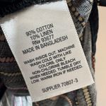 a.n.a  Cotton Linen Striped Maxi Sun Dress XS Swim Coverup Photo 2