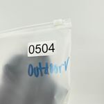 Outdoor Voices CloudKnit Womens Black Heather Long Sleeve Thumbhole Shirt Small Photo 6