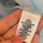 Apt. 9  BABY BLUE VEGAN LEATHER JACKET Photo 3