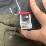 The North Face  Women's Olive Green Shorts Size 10 Cargo Hiking Active Zip Fly Photo 2