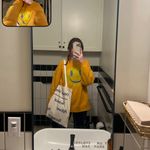 Outdoor Voices Rare Hiker’s Club Pickup Graphic Smiley Sweatshirt Photo 1