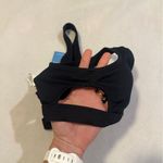 Cupshe NWT Black Ribbed  Bikini Top Photo 4