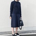 3.1 Phillip Lim Wool Culottes Navy Blue 8 Photo 2