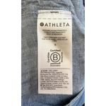 Athleta  Women's Cabo Linen Wide Leg Pants Blue Casual Vacation Summer Resort 8 Photo 3