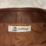 Cupshe  Brown Vegan Leather Skirt Photo 1