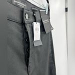 Banana Republic 🆕 NWT High Rise Straight Leg Ankle Jeans Wax Coated Black Sz 26 Photo 13