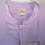 J.Crew  Puff Sleeve Chino Jumpsuit Overalls Lavender Purple Size 0 Photo 6