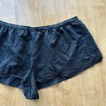 Victoria's Secret Victoria’s Secret Pajama Set, Silky Tank Top & Shorts, Black Animal Print/Lace Photo 10