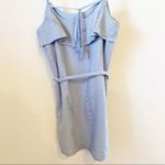 Talori Eyelet Ruffled Mini Dress Gray Photo 3