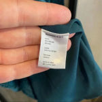 Intermix  Green Velvet Faux Wrap Dress Photo 2