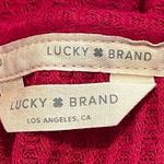 Lucky Brand Waffle Knit Button Front Sleep Shirt Photo 4