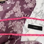 Lulus NWT Lulu’s Heart of Marigold Dusty Lavender Floral Print Wrap Maxi Dress Sz M Photo 7