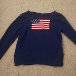 Brandy Melville Navy American Flag Sweater  Nico Photo 1