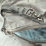 Coach Signature Gray Jacquard Satchel Bag with Leather Trim & Top Zip Photo 14