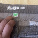 Dream Out Loud  Junior Gray Jean Mini Skirt Photo 2