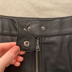 Free People  Pleather Mini Skirt Photo 2