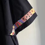 VINTAGE LRW designs Atlanta hand painted art to wear African jungle boxy tee Black Size XL Photo 9