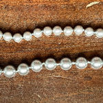 Monet  hand knotted gray glass pearl bracelet Photo 0