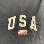 John Galt John J Galt Black Pullover 1/2 Zip Zip Pouch Sz M? Fit Hooded Nylon Coat Jacket Photo 3