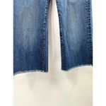 Helmut Lang  Medium Wash Raw Hem Wide Leg Cropped Jean Size 27 Photo 2