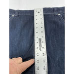 Womans Style And Co Woman Curvy Fit Bermuda Shorts 16W Blue Rhinestones Photo 6