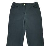 St. John  Caviar Jeans 14‎ Black Straight Leg Classic Workwear Minimalist Photo 1