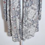 Bobeau Snakeskin Print Open Knit Cardigan Size Medium Stretchy Cardigan Photo 2