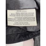 Levi's Womens Black Genuine Leather Moto Jacket Size Medium Photo 3