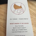 Isabel Maternity  by Ingrid & Isabel Black Ponte Maternity Pants - Medium - NWT Photo 1