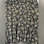 Susana Monaco  Off The Shoulder Dark Colored Floral All Over Print Design Dress Photo 11