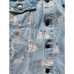 Women's Store Oh My Disney Dog Dalmatian Jean Denim Jacket Size XS Photo 1