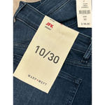 Warp + Weft Skinny Jeans Women's Size 10/30 Dark Blue Slim Fit Tapered Leg Denim Photo 4