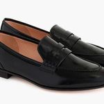 J.Crew  Academy Penny Loafers in Black, Size 7 Photo 0