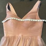 Women’s Pink Tea Length V Photo 8