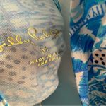 Lilly Pulitzer NEW  Billie Halter Top Amalfi Blue By The Seashore Medium M NWT Photo 7