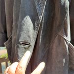 Leather Warehouse~ Women's Full Length Leather Coat~ Size Large~ Black~Vintage Black Photo 3