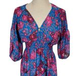 MISA Los Angeles Pippa Floral Tiered Maxi Dress Open Back in Night Blooms Photo 7